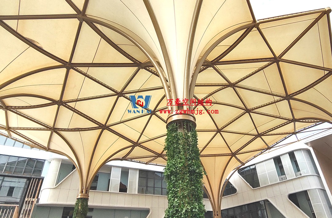 有骨骼、有皮膚的PTFE膜結構建筑