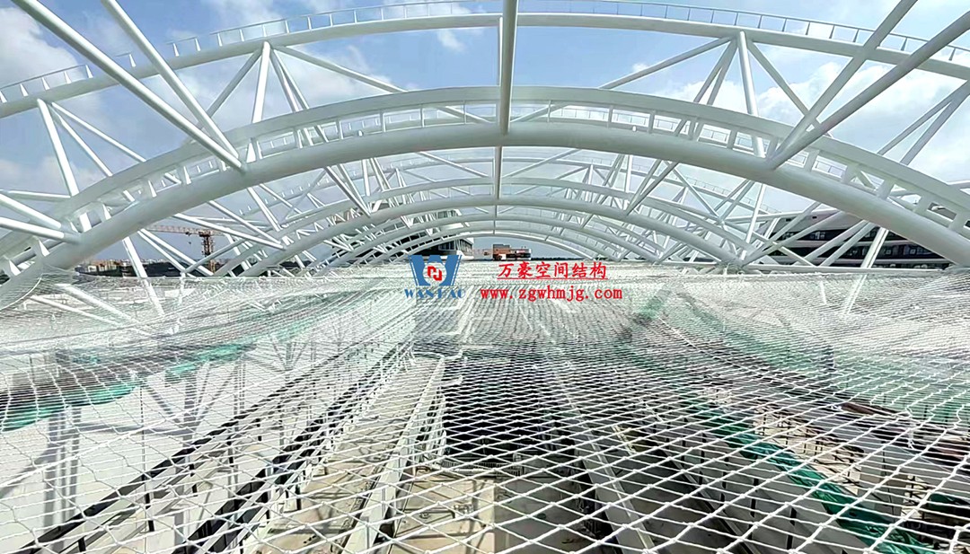 工程進度全速推進，PTFE膜材張拉在即！