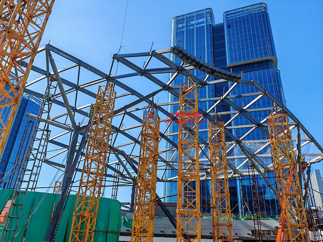 攻堅克難，全速推進|這個ETFE商業天幕迎來新進展