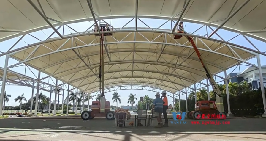 澳洲網球中心PTFE膜結構項目