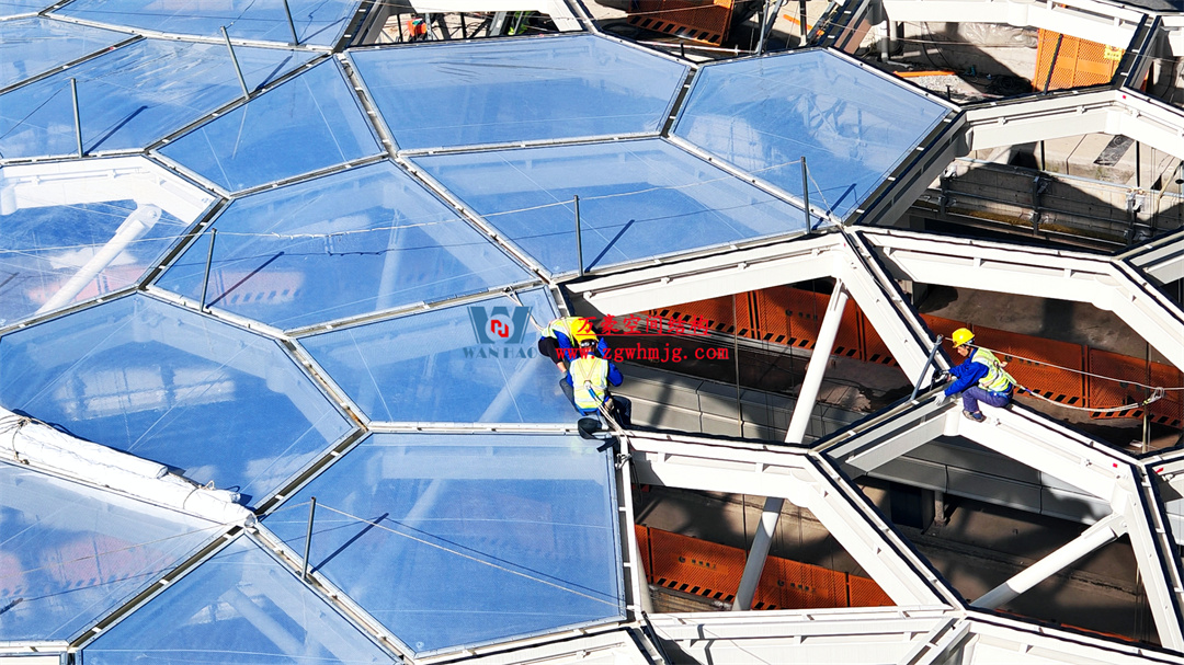 浙江萬豪空間結構集團有限公司安吉云安里項目膜結構工程進展報告