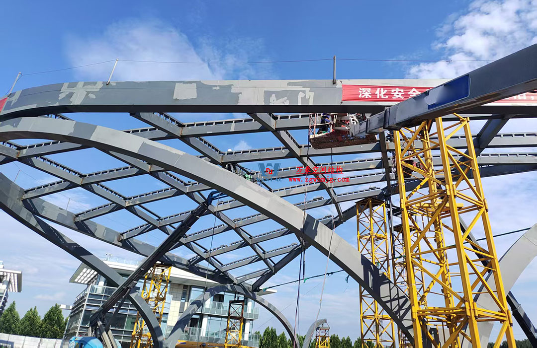 ETFE氣枕膜與雙曲面空間網殼結構結合是什么樣？一起來一睹真容