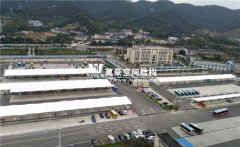 奉化公交西站膜結構雨棚工程完工