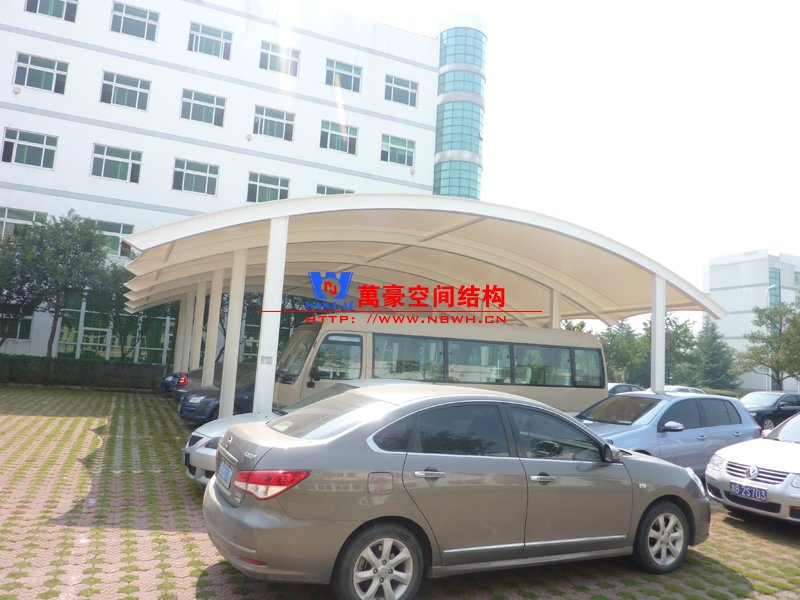 膜結構車棚施工